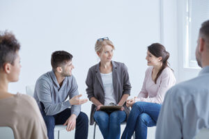 A group therapy session at quality rehab centers